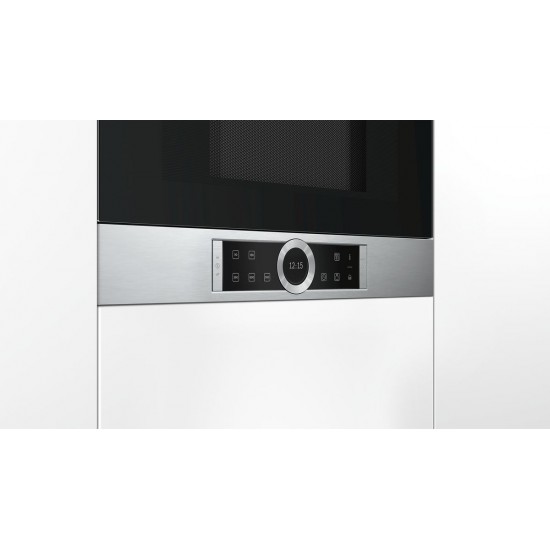 BOSCH BFL634GS1 - Vgradna mikrovalovna pečica Serie 8