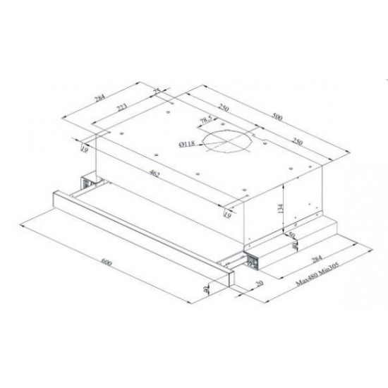 SICCABO Gea STD 3 IX Evo 242516 - Izvlečna napa