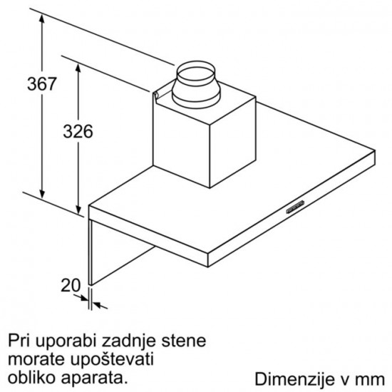 BOSCH DWB96IM50 - Stenska napa Serie 4