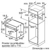 BOSCH HBG5780W0 - Vgradna pečica Serie 6