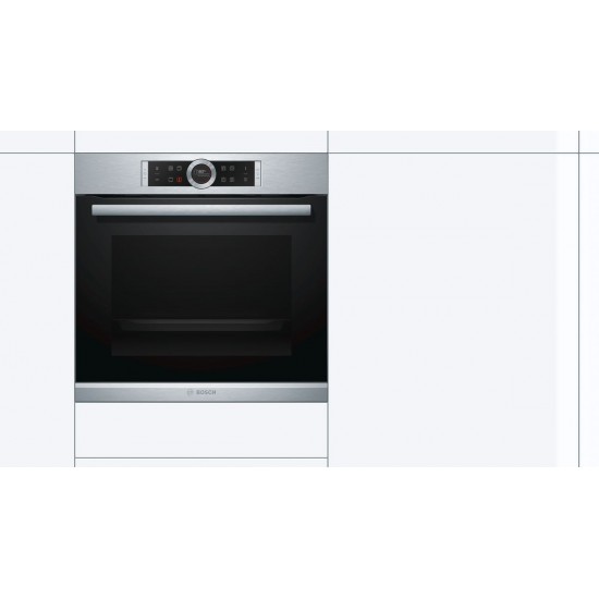BOSCH HBG675BS1 - Vgradna pečica Serie 8