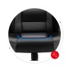 HUZARO HZ-Force 4.2 Grey - Gaming stol siv