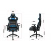 HUZARO HZ-Force 8.2 Blue - Gaming stol moder