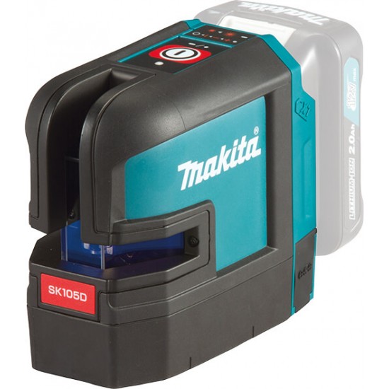 MAKITA SK105DZ - Akumulatorski samonivelirni križni laser - rdeč
