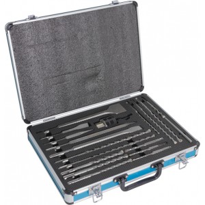 MAKITA D-71180 - 18-delni set SDS-Plus svedrov in dlet