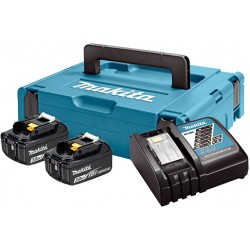 MAKITA 197952-5 - LXT power set v kovčku Makpac Tip1,BL1830x2,DC18RC