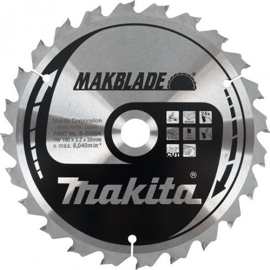 MAKITA B-08894 - TCT MAKBlade žagin list