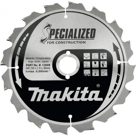 MAKITA B-13683 - TCT Specialized žagin list