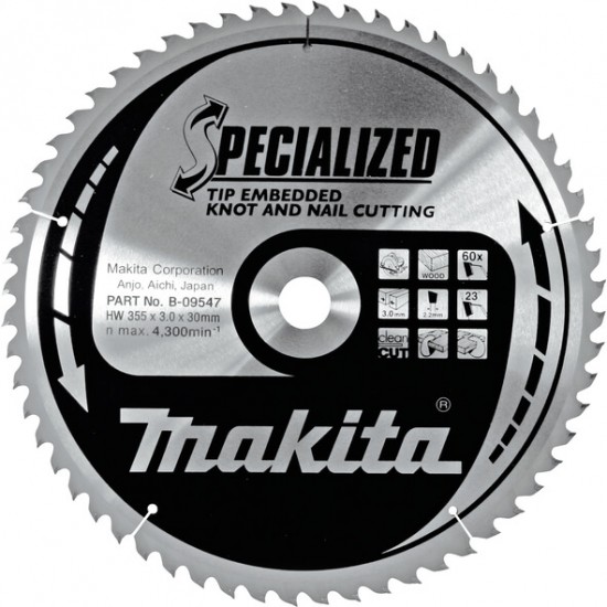 MAKITA B-09547 - TCT Specialized žagin list