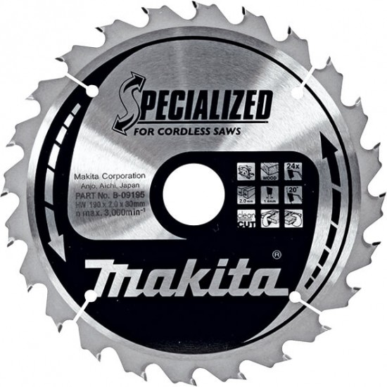 MAKITA B-56742 - TCT žagin list (AC/DC)