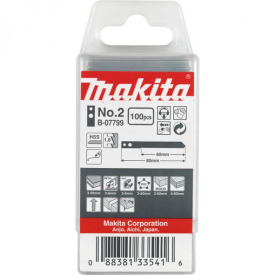 MAKITA B-07799 - Žagini listi za vbodno žago