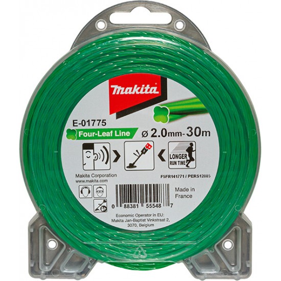 MAKITA E-01775 - Štiridelna najlonska nitka zelena