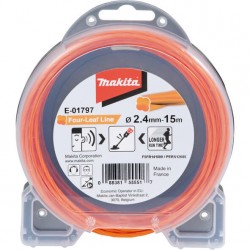MAKITA E-01797 - Štiridelna najlonska nitka oranžna