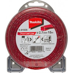 MAKITA E-01828 - Štiridelna najlonska nitka rdeča