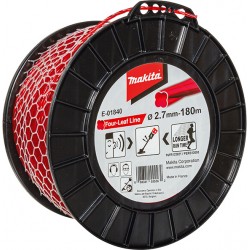 MAKITA E-01840 - Štiridelna najlonska nitka rdeča