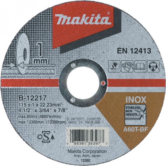 MAKITA B-12273 - Tanka rezalna plošča