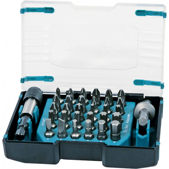 MAKITA D-65084 - 32-delni set vijačnih nastavkov (PH,PZ,T,ravni)