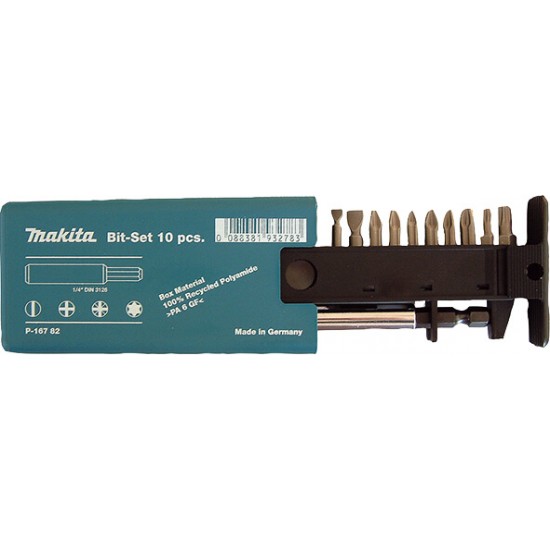 MAKITA P-16782 - 10-delni set vijačnih nastavkov