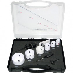 MAKITA D-47117 - 6-delni set BiM kronskih žag za inštalaterje: 19,22,29,38,44,57 mm