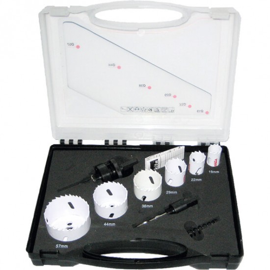 MAKITA D-47117 - 6-delni set BiM kronskih žag za inštalaterje: 19,22,29,38,44,57 mm