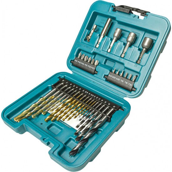 MAKITA B-68498 - 34-delni set svedrov in vijačnih nastavkov