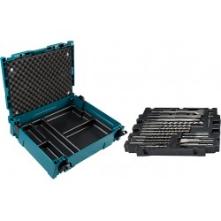 MAKITA B-53877 - MAKPAC 17-delni set svedrov in dlet SDS-Plus