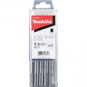 MAKITA D-40602 - 25-delni set svedrov SDS-Plus