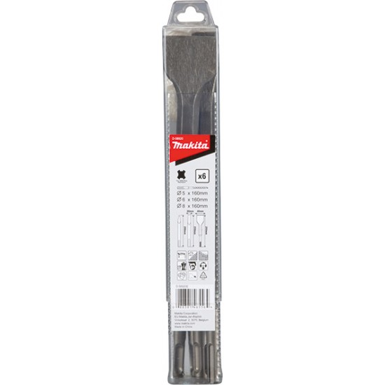 MAKITA D-58920 - 6-delni set svedrov in dlet SDS-Plus