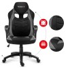 HUZARO HZ-Force 2.5 Grey Mesh - Gaming stol siv