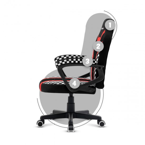 HUZARO HZ-Ranger 1.0 Race Mesh - Gaming stol race
