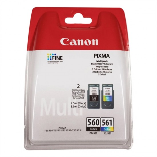 Canon PG-560 (črna) - CL-561 (barvna) - Original komplet kartuš