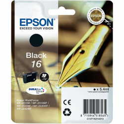 Epson 16 (C13T16214010) (črna) - Original kartuša