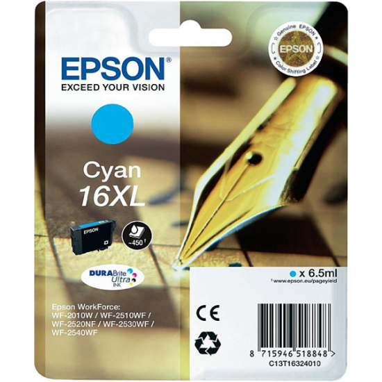 Epson 16 XL (C13T16324010) (modra) - Original kartuša