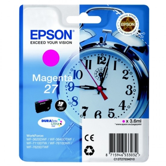 Epson 27 (C13T27034010) (škrlatna) - Original kartuša
