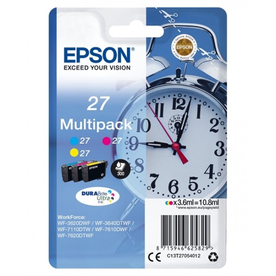 Epson 27 (C13T27054012) (C-M-Y) - Original komplet kartuš