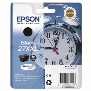 Epson 27 XXL (C13T279140102) (črna) - Original kartuša