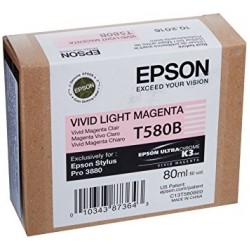 Epson T580B (vivid svetlo škrlatna) - Original kartuša