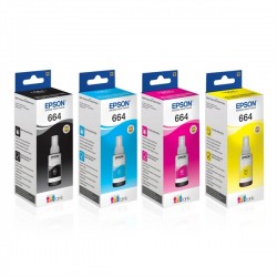 Epson T664 (BK-C-M-Y) - Original komplet črnil