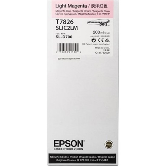 Epson T7826 C13T782600 (svetlo škrlatna) - Original kartuša
