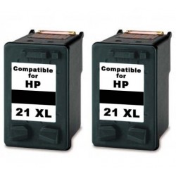HP C9351CEDK nr.21XL (črna) dvojno pakiranje - Kompatibilen komplet kartuš