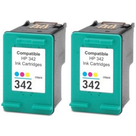 HP C9361EEDK nr.342 (barvna) dvojno pakiranje - Kompatibilen komplet kartuš