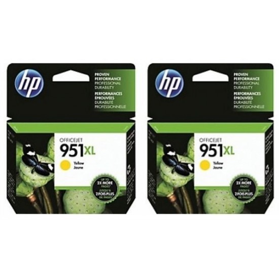 HP CN048AED nr.951XL (rumena) dvojno pakiranje - Original kartuša