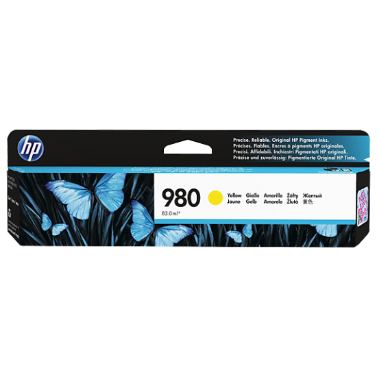 HP D8J09A nr.980 (rumena) - Original kartuša