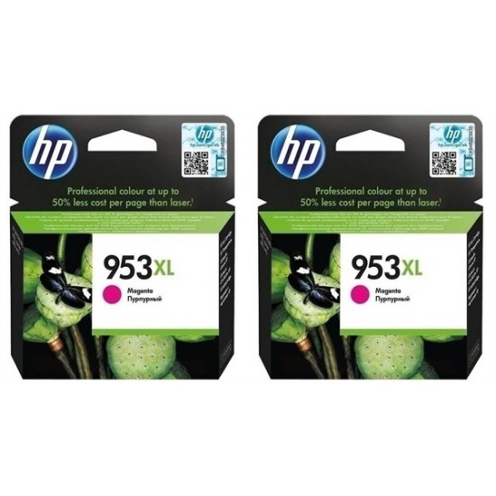 HP F6U17AED nr.953XL (škrlatna) dvojno pakiranje - Original kartuša