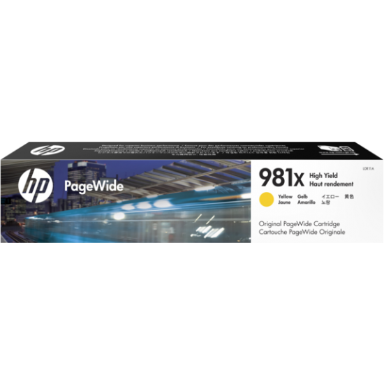 HP L0R11A nr.981X (rumena) - Original kartuša