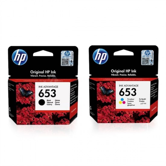HP nr.653 (BK - CMY) - Original komplet kartuš