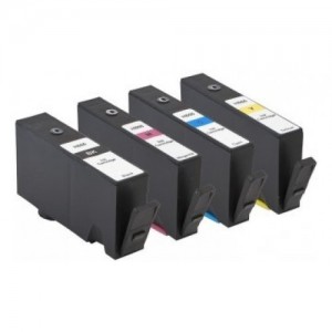 HP nr.655K (BK-C-M-Y) - Kompatibilen komplet kartuš