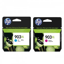 HP nr.903XL (modra - škrlatna) dvojno pakiranje - Original kartuša