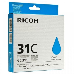 Ricoh GC31C (405689) (modra) - Original gel kartuša