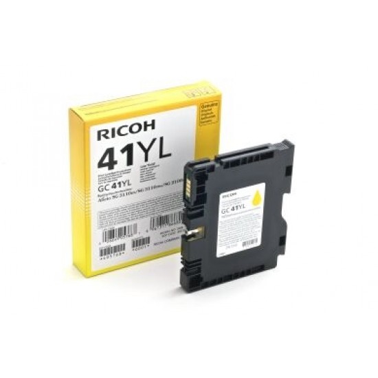 Ricoh GC41Y LC (405768) (rumena) - Original gel kartuša